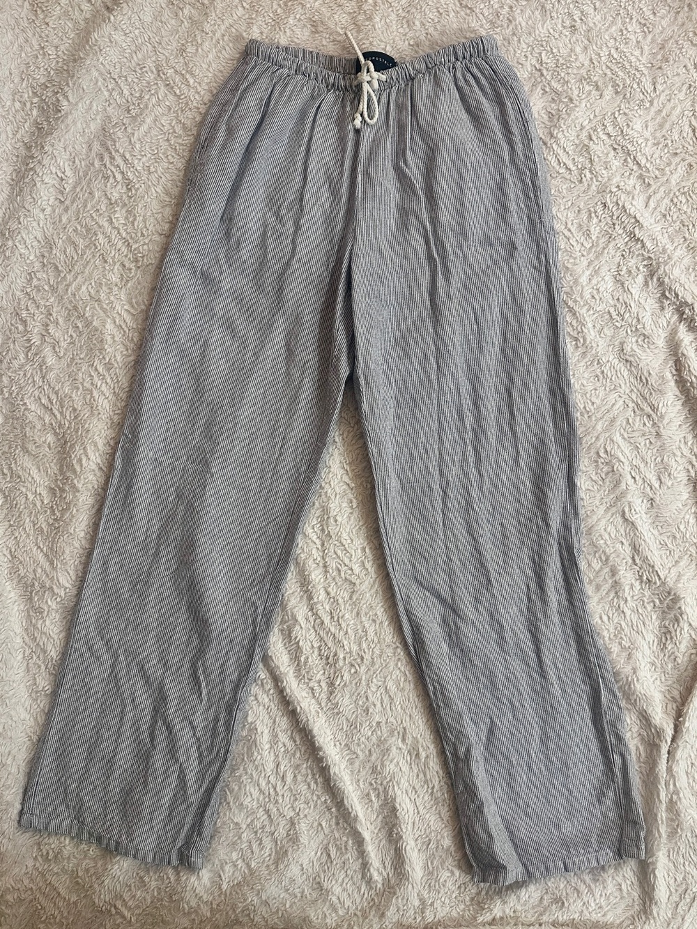 Aeropostale Striped Linen Blend Pants Size S